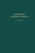 Cover: Differential Algebraic Groups - Academic Press