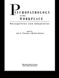 Cover: Psychopathology in the Workplace - Routledge