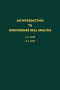 Cover: An Introduction to Nonstandard Real Analysis - Academic Press