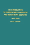 Bild: An Introduction to Differentiable Manifolds and Riemannian Geometry - Academic Press