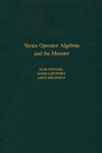 Abbildung von: Vertex Operator Algebras and the Monster: Volume 134 - Academic Press
