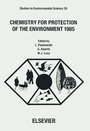 Cover: Chemistry for Protection of the Environment 1985 - Elsevier