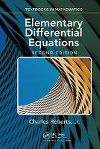 Enlarge image Cover: Elementary Differential Equations - Chapman & Hall/CRC