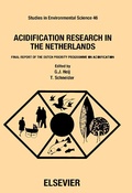 Cover: Acidification Research in the Netherlands - Elsevier