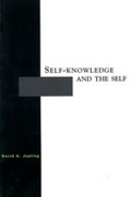 Cover: Self-Knowledge and the Self - Routledge
