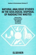 Cover: Natural Analogue Studies in the Geological Disposal of Radioactive Wastes - Elsevier