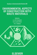 Cover: Environmental Aspects of Construction with Waste Materials - Elsevier