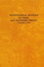 Cover: Mathematical Methods of Game and Economic Theory - Elsevier