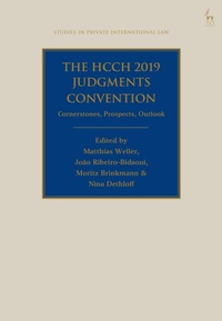 Abbildung von: The HCCH 2019 Judgments Convention - Hart Publishing