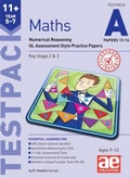 Cover: 11+ Maths Year 5-7 Testpack A Papers 13-16 - Accelerated Education Publications Ltd