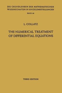Enlarge image Cover: The Numerical Treatment of Differential Equations - Springer