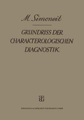Cover: Grundriss der Charakterologischen Diagnostik - Vieweg+Teubner Verlag