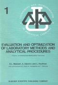 Cover: Evaluation and Optimization of Laboratory Methods and Analytical Procedures - Elsevier
