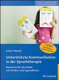 Cover: Unterst&uuml;tzte Kommunikation in der Sprachtherapie - Ernst Reinhardt Verlag