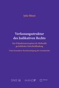 Cover: Verfassungsstruktur des Judikativen Rechts - Nomos