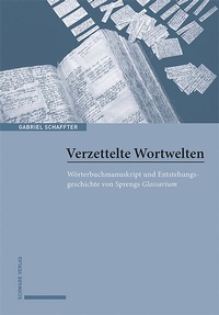 Abbildung von: Verzettelte Wortwelten - Schwabe Verlagsgruppe AG Schwabe Verlag