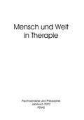 Cover: Mensch und Welt in Therapie - Peras