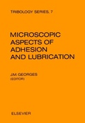 Cover: Microscopic Aspects of Adhesion and Lubrication - North-Holland
