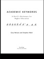 Cover: Academic Keywords - Routledge