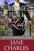 Cover: Message from a Lady (The Spirited Storms, #6) - Jane Charles