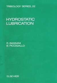Enlarge image Cover: Hydrostatic Lubrication - Elsevier