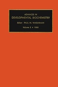 Cover: Advances in Developmental Biochemistry - Elsevier