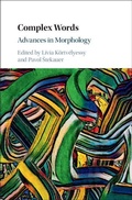 Cover: Complex Words - Cambridge University Press