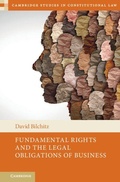 Cover: Fundamental Rights and the Legal Obligations of Business - Cambridge University Press