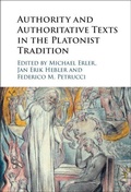 Cover: Authority and Authoritative Texts in the Platonist Tradition - Cambridge University Press