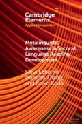 Cover: Metalinguistic Awareness in Second Language Reading Development - Cambridge University Press