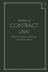 Bild: Scholars of Contract Law - Hart Publishing