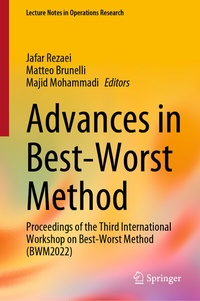Abbildung von: Advances in Best-Worst Method - Springer
