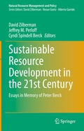 Cover: Sustainable Resource Development in the 21st Century - Springer
