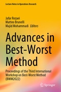 Cover: Advances in Best-Worst Method - Springer