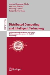 Enlarge image Cover: Distributed Computing and Intelligent Technology - Springer