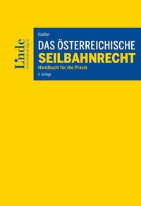 Abbildung von: Das österreichische Seilbahnrecht - Linde