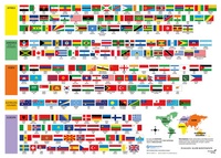 Abbildung von: Erlebnisposter Flaggen aller Kontinente - druckbunt Verlag GmbH