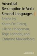 Cover: Adverbial Resumption in Verb Second Languages - OUP eBook