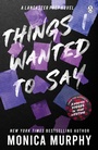 Cover: Things I Wanted To Say - Penguin Books Ltd