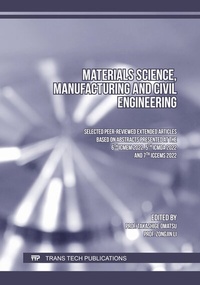 Abbildung von: Materials Science, Manufacturing and Civil Engineering - Trans Tech Publications Ltd