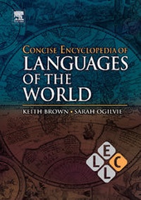 Enlarge image Cover: Concise Encyclopedia of Languages of the World - Elsevier