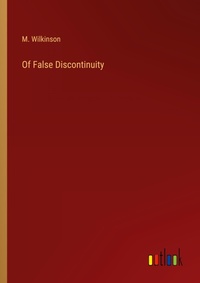 Enlarge image Cover: Of False Discontinuity - Outlook Verlag