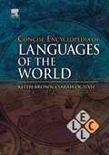 Cover: Concise Encyclopedia of Languages of the World - Elsevier