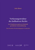 Cover: Verfassungsstruktur des Judikativen Rechts - Manz
