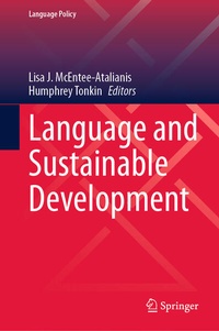 Enlarge image Cover: Language and Sustainable Development - Springer