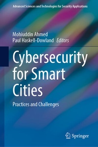 Enlarge image Cover: Cybersecurity for Smart Cities - Springer