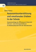Cover: Autonomieunterst&uuml;tzung und emotionales Erleben in der Schule - Waxmann