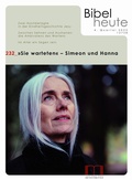 Cover: Bibel heute / Sie warteten - Simeon und Hanna - Katholisches Bibelwerk e.V.