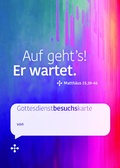 Cover: Auf geht's! Er wartet. - edition chrismon