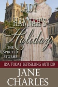 Cover: Lady Hannah's Holiday (The Spirited Storms, #5) - Night Shift Publishing